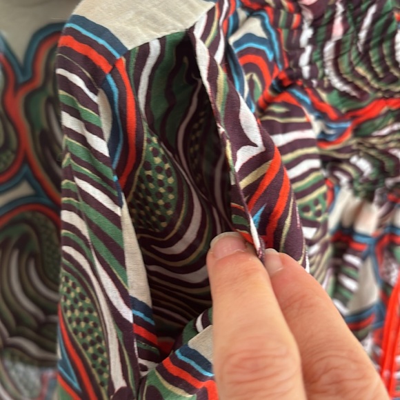 Boho Bell bottoms for Summer-colourful, lightweight, sheer cotton. - Picture 8 of 8